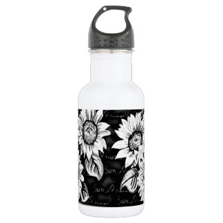 Wacky Sunflowers Water Bottle