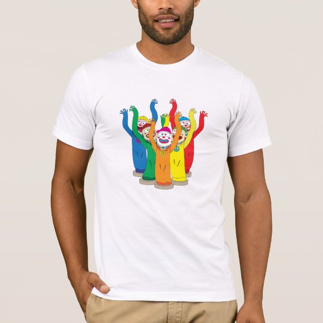 Wacky Waving Inflatable Arm Flailing Tube Man T-Shirt (Front)