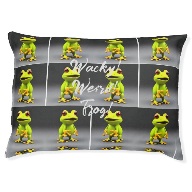 Wacky, Weird, Frog Pet Bed (Front)