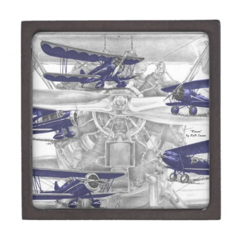 Waco Biplane Gift Box