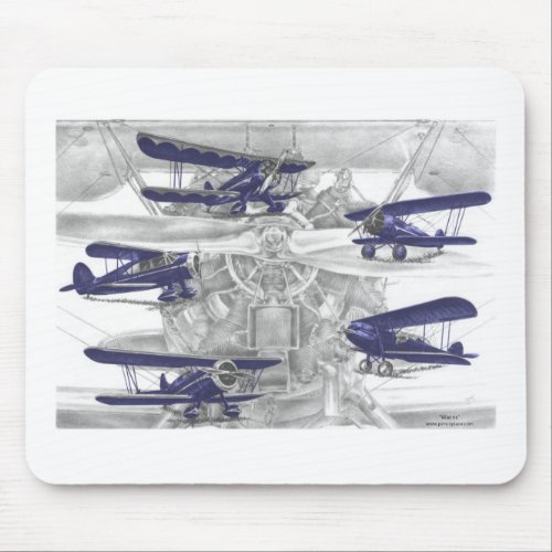 Waco Biplane Mouse Pad