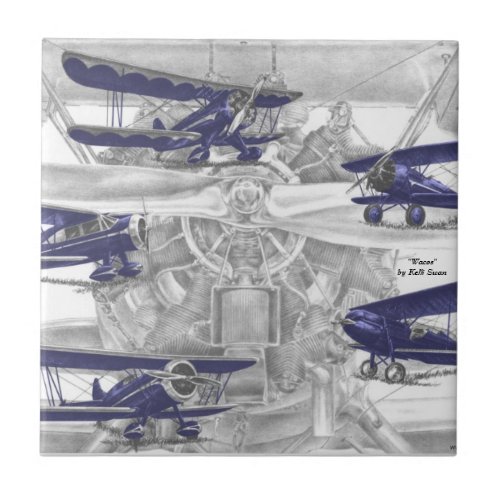 Waco Biplane Tile