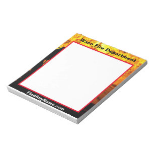 Waco Fire Department notepad