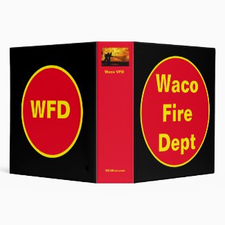 Waco Fire Dept 3 Ring Binder
