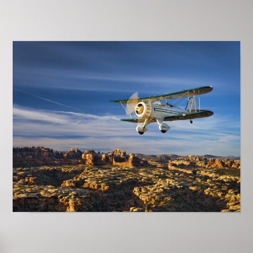 Waco Over Moab Poster