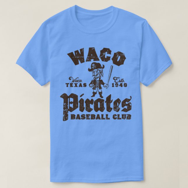 Waco Pirates Baseball T-Shirt (Design Front)