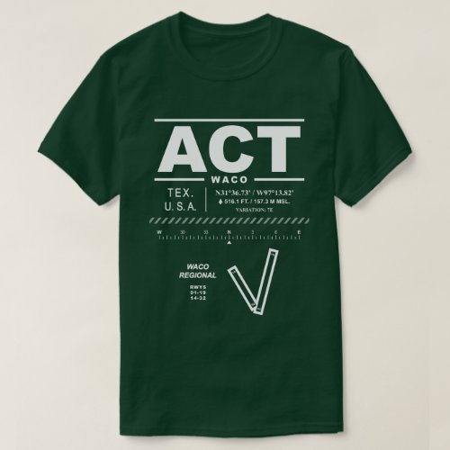 Waco Regional Airport ACT T_Shirt