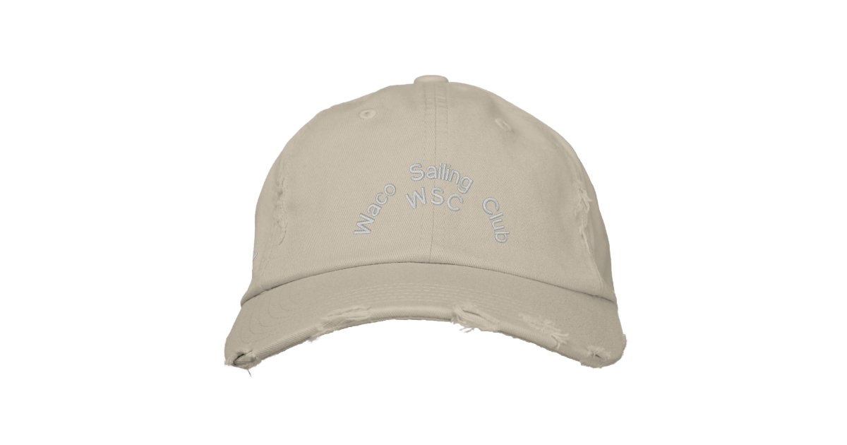 Waco Sailing Club Embroidered Baseball Hat Zazzle