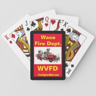 Waco VFD Dalmations Playing Cards