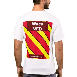 Waco VFD Firefighter Red/Yellow T-Shirt