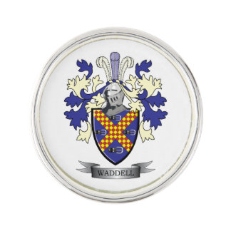 Waddell Family Crest Coat of Arms Pin