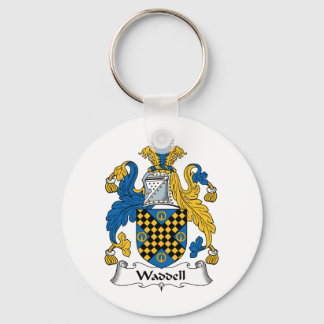 Waddell Family Crest Keychain