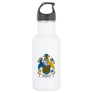 Waddell Family Crest Stainless Steel Water Bottle