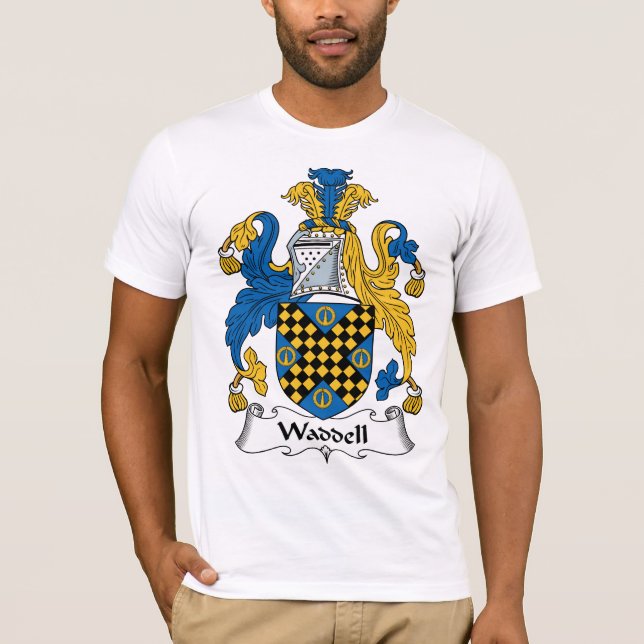 Waddell Family Crest T-Shirt (Front)