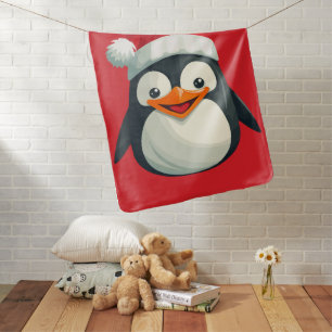 Waddle Claus Baby Blanket