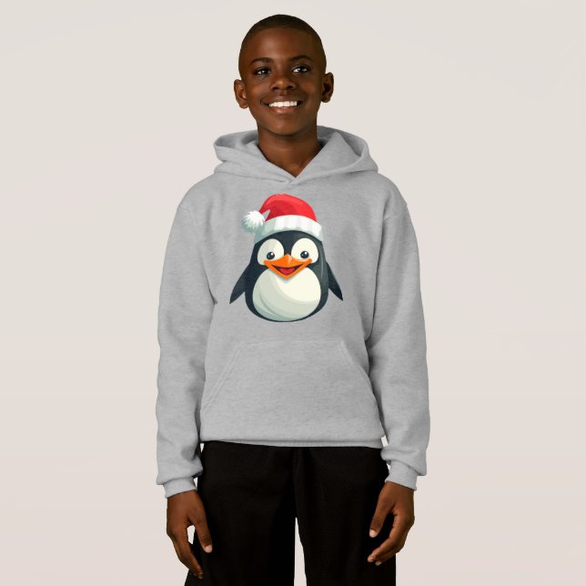 Waddle Claus Hoodie (Front Full)