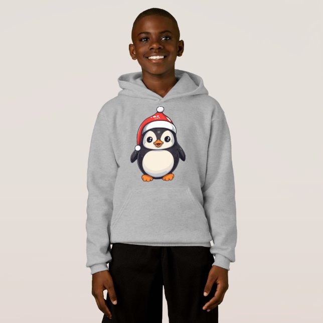 Waddle Claus Hoodie (Front Full)