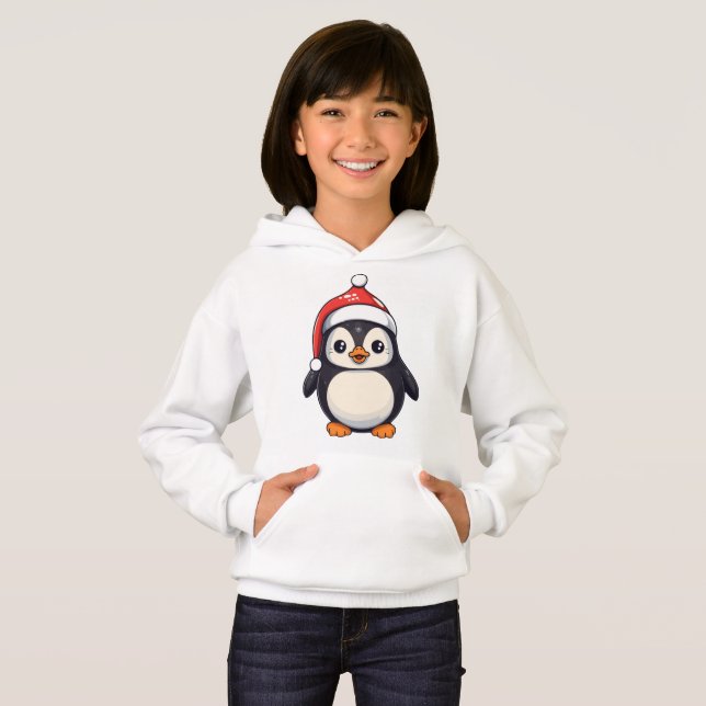 Waddle Claus Hoodie (Front Full)