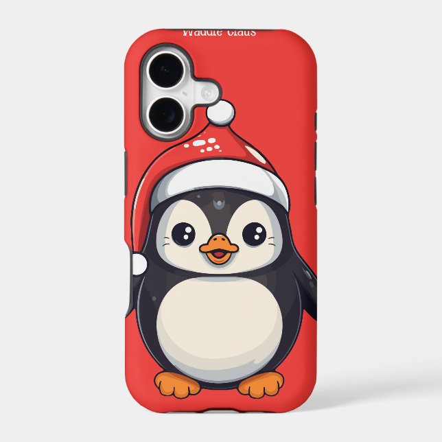 Waddle Claus Iphone Case (Back)