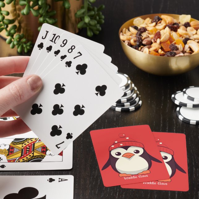 Waddle Claus Poker Cards (In Situ)