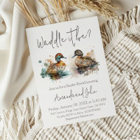 Waddle It Be Hunting Mallard Duck Gender Reveal