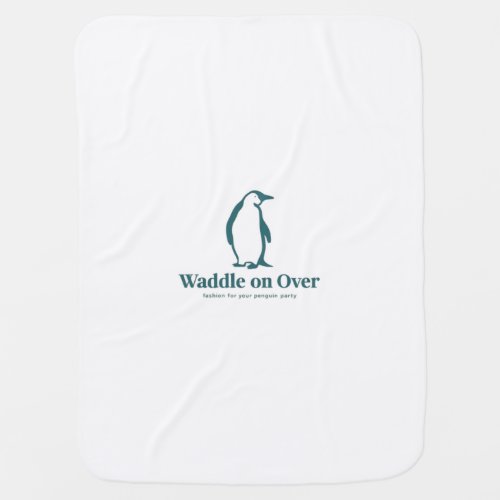 Waddle On Over Adorable Penguin Baby Blanket