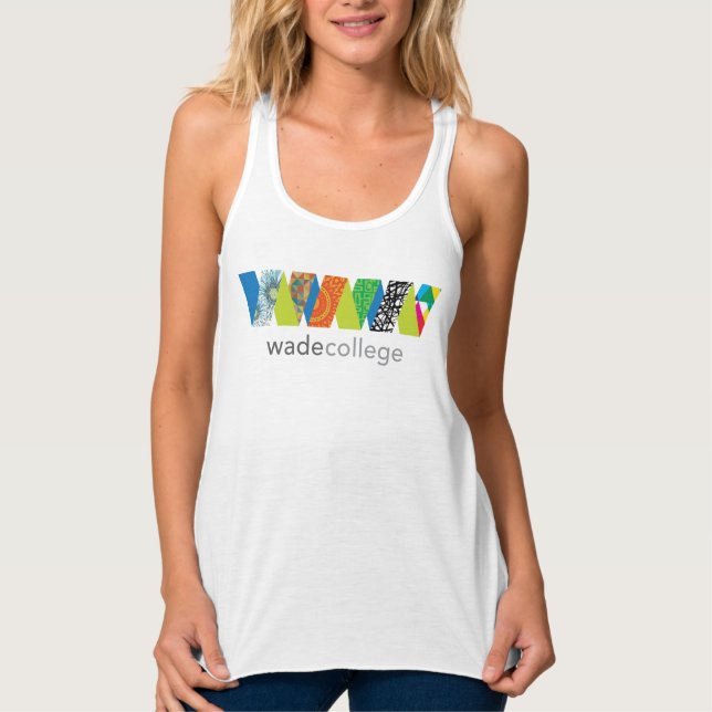 Wade College Flowy Tank Top (Front)