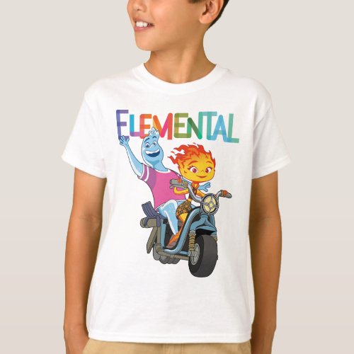 Wade Ember Elemental Motorcycle T_Shirt