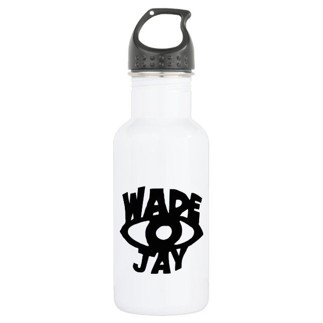 Wade Jay Stainless Steel Water Bottle (Front)