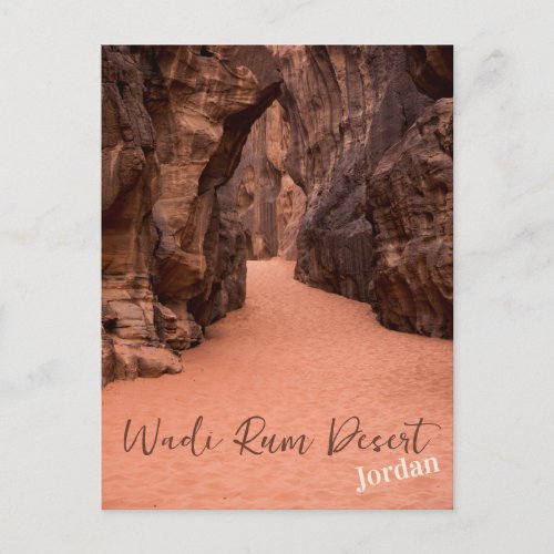 Wadi Rum Desert Jordan Postcard