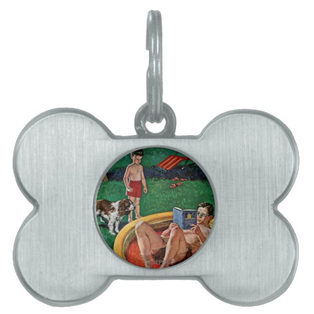 Wading Pool Pet Name Tag (Front)