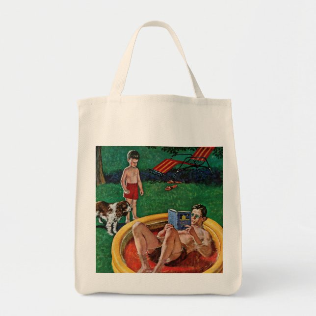 Wading Pool Tote Bag (Front)