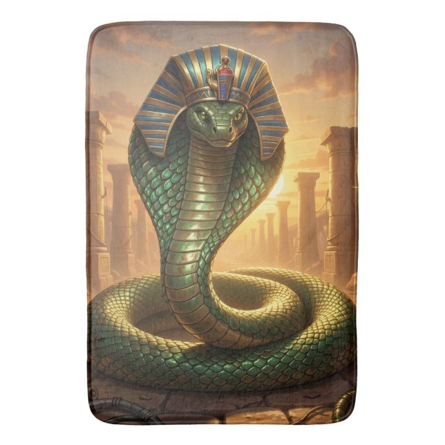 Wadjet – Ägyptische Schlangengöttin´6 Bath Mat (Front Vertical)