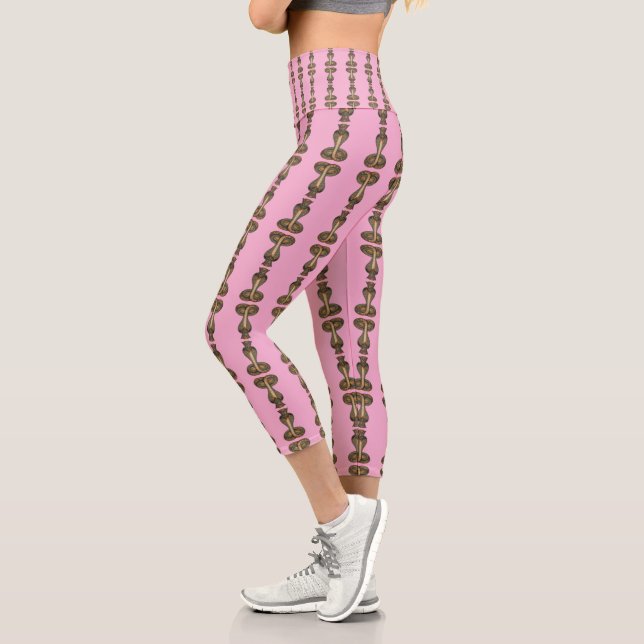 Wadjet – Ägyptische Schlangengöttin´7 Capri Leggings (Left)