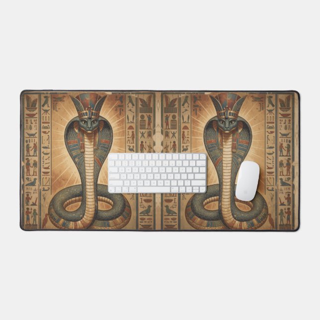 Wadjet – Ägyptische Schlangengöttin´7 Desk Mat (Keyboard & Mouse)