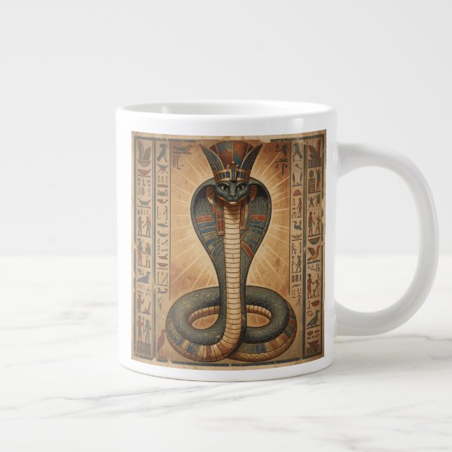Wadjet – Ägyptische Schlangengöttin´7 Giant Coffee Mug (Right)