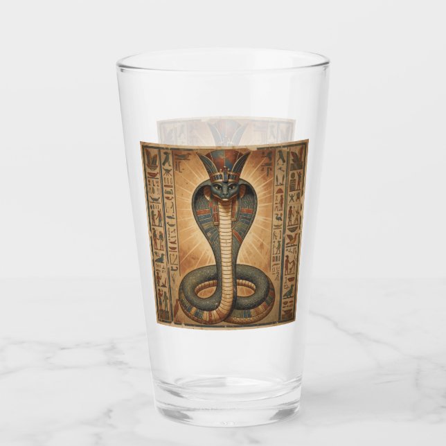 Wadjet – Ägyptische Schlangengöttin´7 Glass (Front)