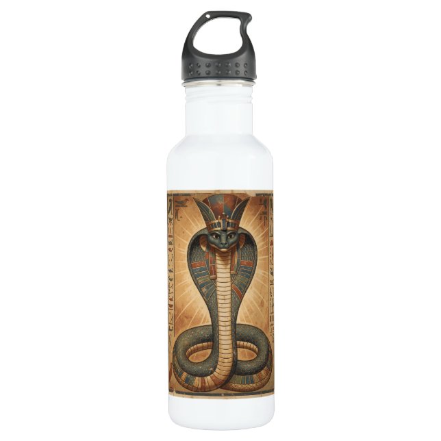 Wadjet – Ägyptische Schlangengöttin´7 Stainless Steel Water Bottle (Front)