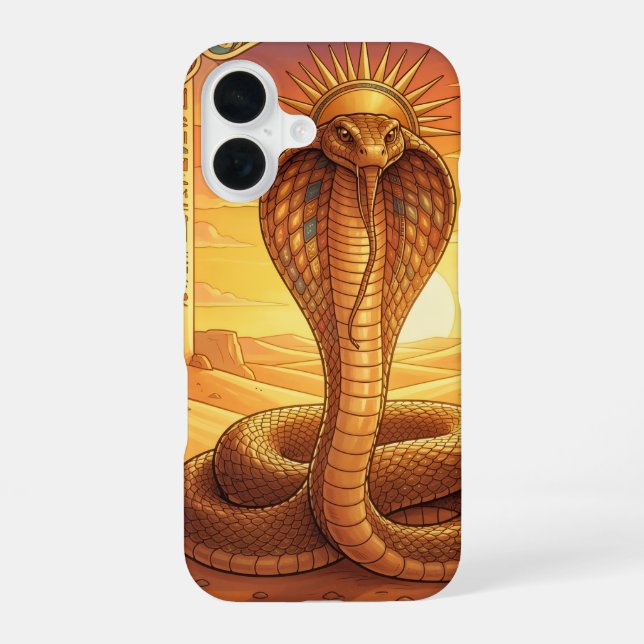 Wadjet – Egyptian Cobra Goddess´1 iPhone Case (Back)