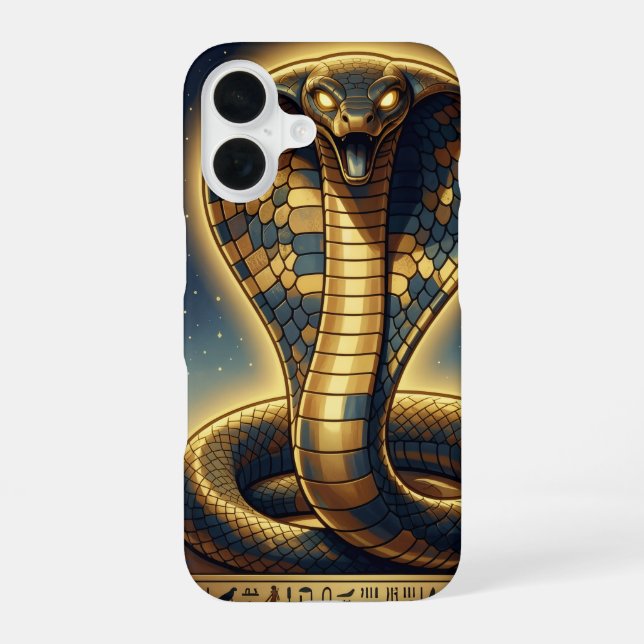 Wadjet – Egyptian Cobra Goddess´3 iPhone Case (Back)