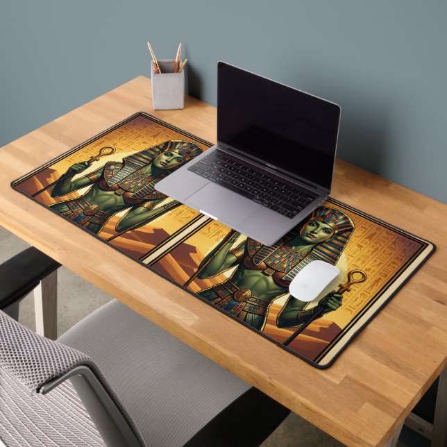 Wadjet – Egyptian Cobra Goddess´4 Desk Mat (Office 2)