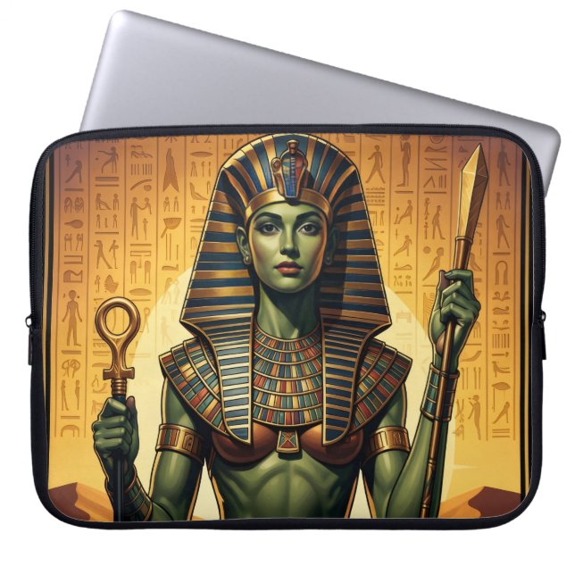 Wadjet – Egyptian Cobra Goddess´4 Laptop Sleeve (Front)