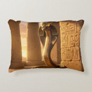 Wadjet – Egyptian Cobra Goddess´6 Accent Pillow