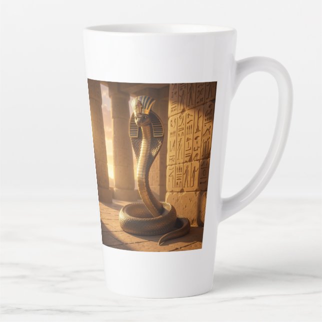 Wadjet – Egyptian Cobra Goddess´6 Latte Mug (Right)