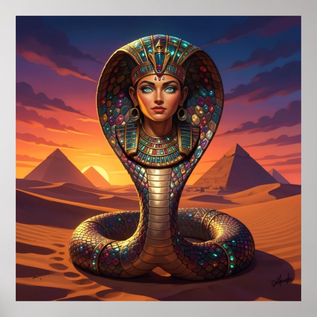 Wadjet – Egyptian Cobra Goddess´7 Poster (Front)