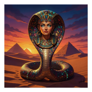 Wadjet – Egyptian Cobra Goddess´7 Poster