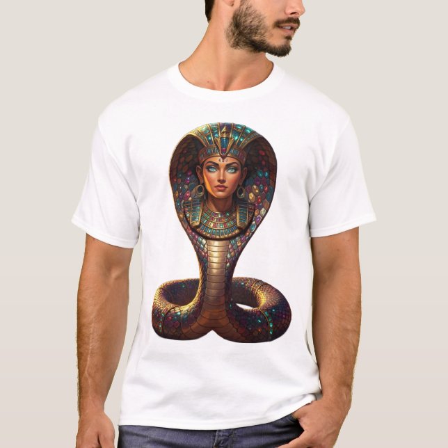 Wadjet – Egyptian Cobra Goddess´7 T-Shirt (Front)