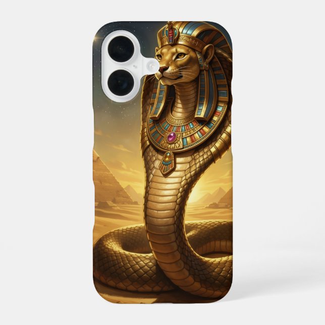 Wadjet – Egyptian Cobra Goddess iPhone Case (Back)