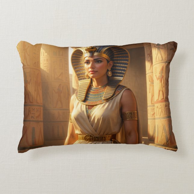Wadjet - Egyptian Snake Goddess´2 Accent Pillow (Front)