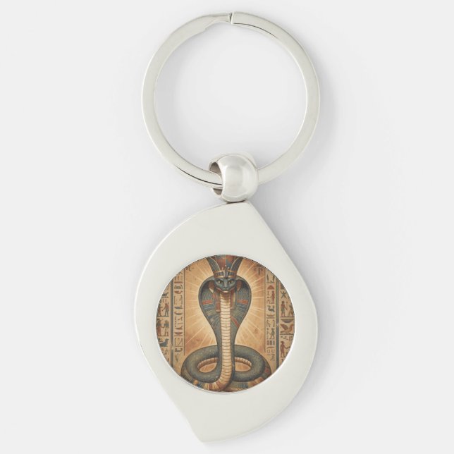Wadjet – Egyptian Snake Goddess´7 Keychain (Front)